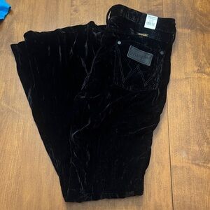 Wrangler Black Velvet Flare